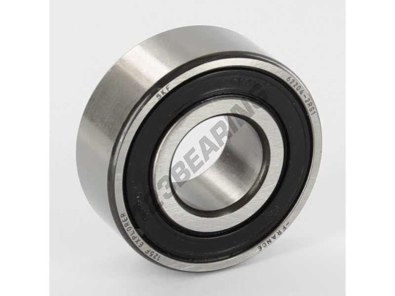 Deep groove ball bearing 62204-2RS-C3-SKF - 20x47x18 mm | 123Bearing
