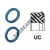 UC-6.35X12.70X3.17-PU94